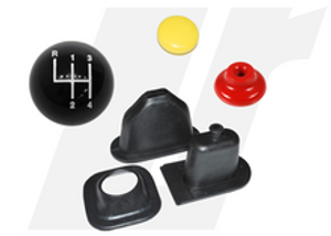 LRC10855 - Gear, Transfer and Four Wheel Drive Selector Knob & Gaiter Set - Land Rover Series  2, 2A and 3