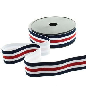 Elastique fantaisie tricolore 40 mm