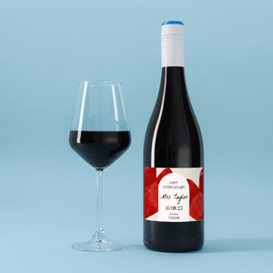 Personalised Happy Anniversary Merlot 75cl