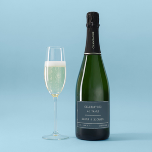 Personalised Anniversary Milestone Champagne 75cl