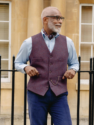 Burdock Harris Tweed® Waistcoat