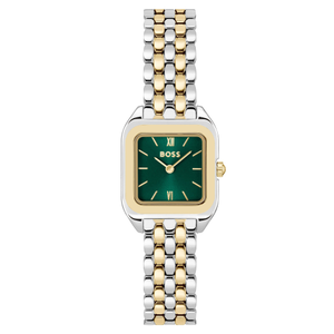 BOSS by Hugo Boss Two-Tone Steel Green Dial Women's Watch - 1502822