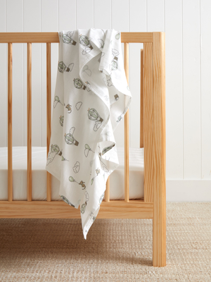 Up & Away Balloon Muslin Baby Wrap