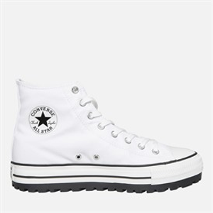 Converse Chuck Taylor All Star City Trek Hi Trainers White/Black/White