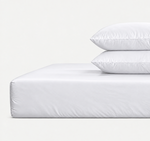 All Season Egyptian Giza Fitted Sheet - Brilliant White