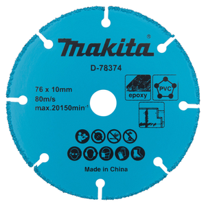 Makita D-78374 Tungsten Carbide Grit Blade 76x100mm