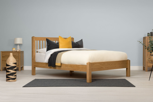 Trafalgar Solid Natural Oak Bed Frame - 5ft King Size