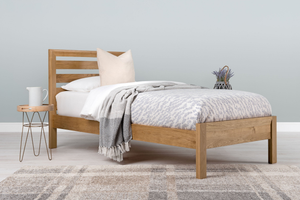Kensington Solid Natural Oak Bed Frame - 3ft Single
