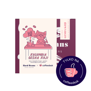 Hard Beans x Coffeedesk - kawa ziarnista Kolumbia Gesha Koji Filter 200 g