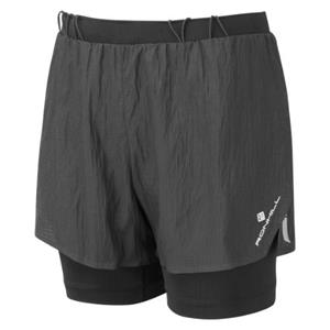 RonHill Womens Tech Race Twin Short - All Black - AW25