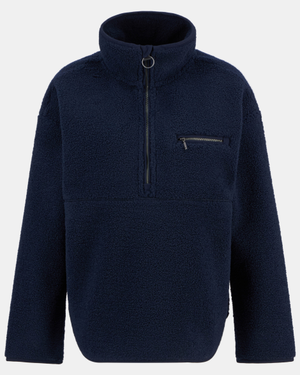 Barbour Mersea Womens Half-Zip Fleece - Navy