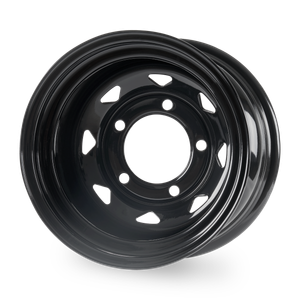 15 X 10 BLACK 8 SPOKE STEEL WHEEL