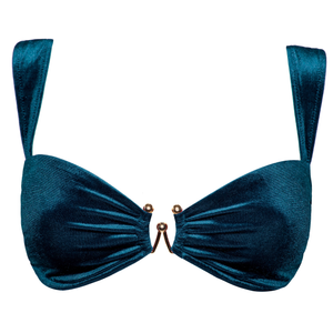 Esmina Top - Blue Velvet (L)