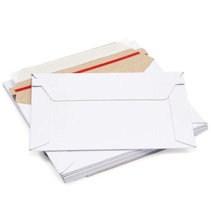 500PCS Rigid Mailer 240 x 330mm 700gsm Hard Tough Card Envelope for A4 Documents