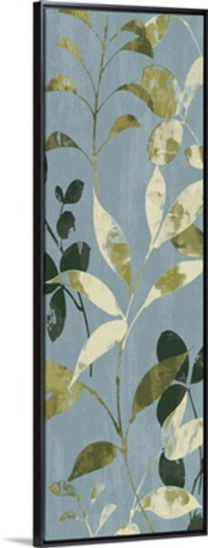 Leaves on Blue I