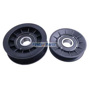 2 Pieces Transmission Belt Idler Pulley GX20286 GX20287 AUC20392 AUC20393 for John Deere Tractor L100 L105 L107 L108 L110 L111 L118 L120 L130