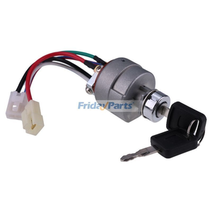 Ignition Switch 194215-52110 for Yanmar Engine 2TNV70 3TNE68 3TNV76 4TNE88 Tractor FX20 FX24D FX28 FX32D FX42 Generator EG100I EG140I 