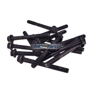 14 PCS Cylinder Head Bolt 129150-01200 for Yanmar Engine 3TNV88 3TNV84 3TNE88 3TNE84 3JH3E