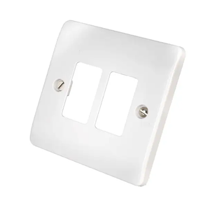 Scolmore Click CMA20402 GridPro 2 Gang Frontplate