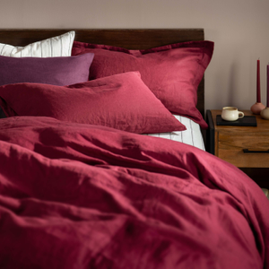 Raspberry French Linen Bed Sets