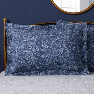 Adler Oxford Pillowcase Pair - Navy