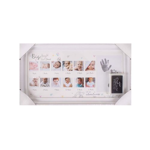 First Steps Hand/Footprint 12 Month Photo Frame