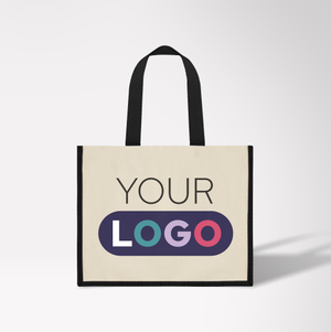 Full Colour Campo de Fiori Jute & Canvas Tote Bag
