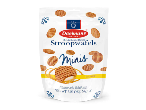 Daelmans Mini Honey Stroopwafels in Zip Bag