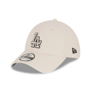 LA Dodgers MLB Cream 39THIRTY Stretch Fit Cap