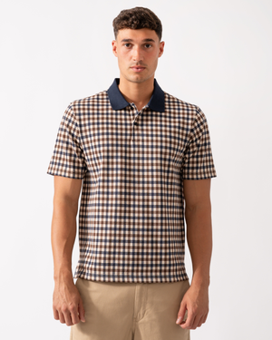 Aquascutum Mens Iconic Polo - Navy 11