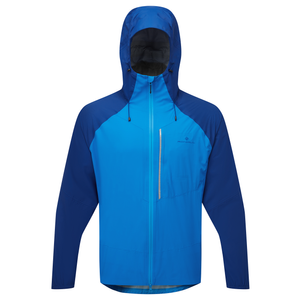 RonHill Mens Tech Storm Jacket Waterproof - Ocean/Electric Blue