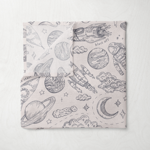 Bamboo Muslin Swaddle - Out of this World