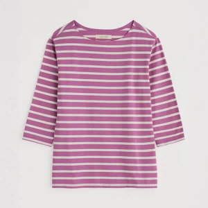 Seasalt Sailor Top Breton Orchid Chalk Size 20