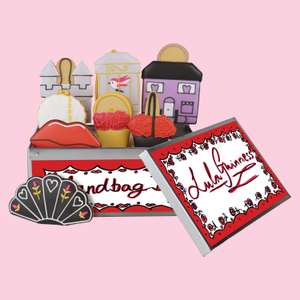 Lulu Guinness X Biscuiteers Fashion Biscuit Tin
