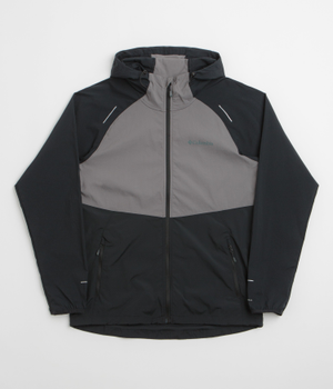 Columbia Tech II Wind Full Zip Jacket - Black / Columbia Grey
