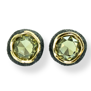 Glitter and Crystal Earrings