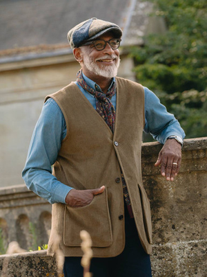 Lichen Corduroy Gilet