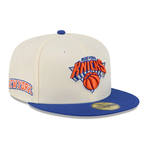 New York Knicks NBA White 59FIFTY Fitted Cap
