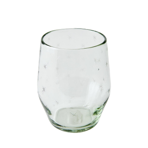 Starry Night Stemless Wine Glass — Clear