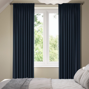 Windermere, Indigo - Made to Measure Curtains