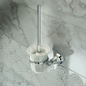 Milano Earlham - Art Deco Toilet Brush - Chrome