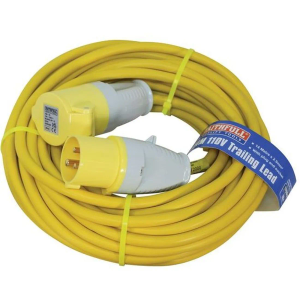 Faithfull Trailing Lead 110V 16A 2.5mm Cable 14m