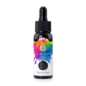 Cosmic Shimmer Charcoal Black Water-Based Ink 29ml