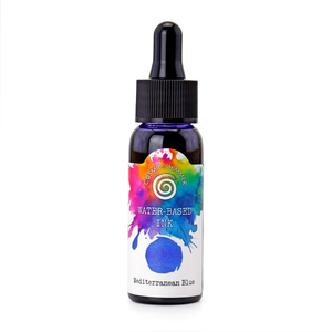 Cosmic Shimmer Mediterranean Blue Water-Based Ink 29ml
