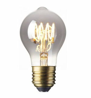 Calex Premium Ampoule LED Flexible - E27 - 100 Lm - Titane - Lampe Vintage