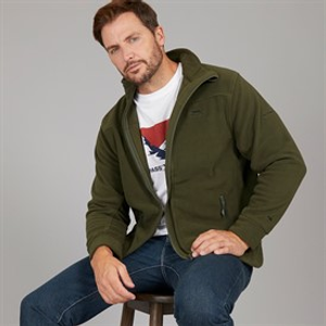 Trespass Mens Bernal Full Zip Fleece Jacket Dark Vine