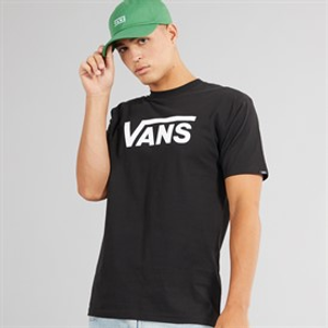Vans Mens Classic Logo T-Shirt Black/White