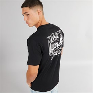 Vans Mens Next Stop Graphic Back T-Shirt Black