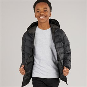 JACK & JONES Boys Wilson Puffer Jacket Black