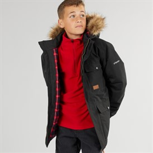 Trespass Junior Boys Upsider Insulated Waterproof Parka Black